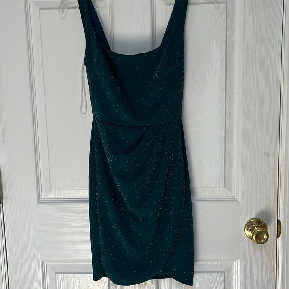 Francesca's Collections Teal Mini Dress Sleeveless